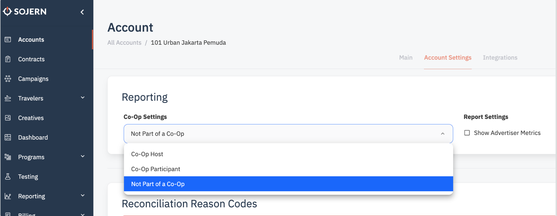 Account Settings page - Reporting.png